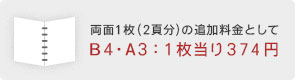 A3版 30ページのパンフレットの場合の計算例